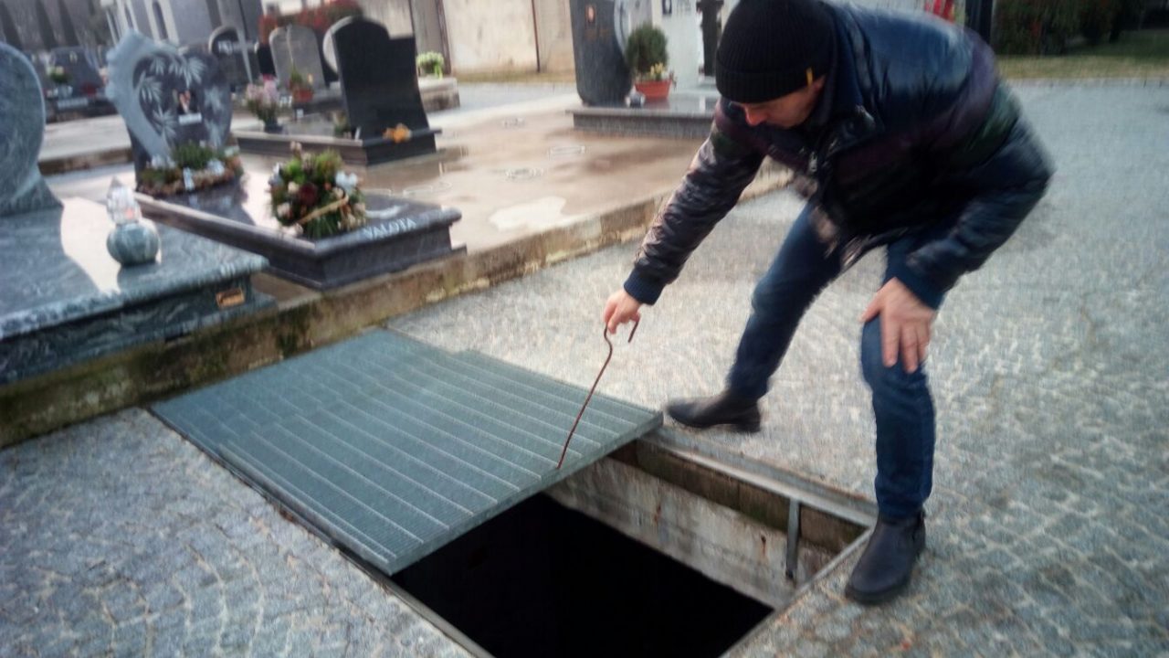 Malore in una fossa del cimitero, addio Pietro Ghidotti FOTO