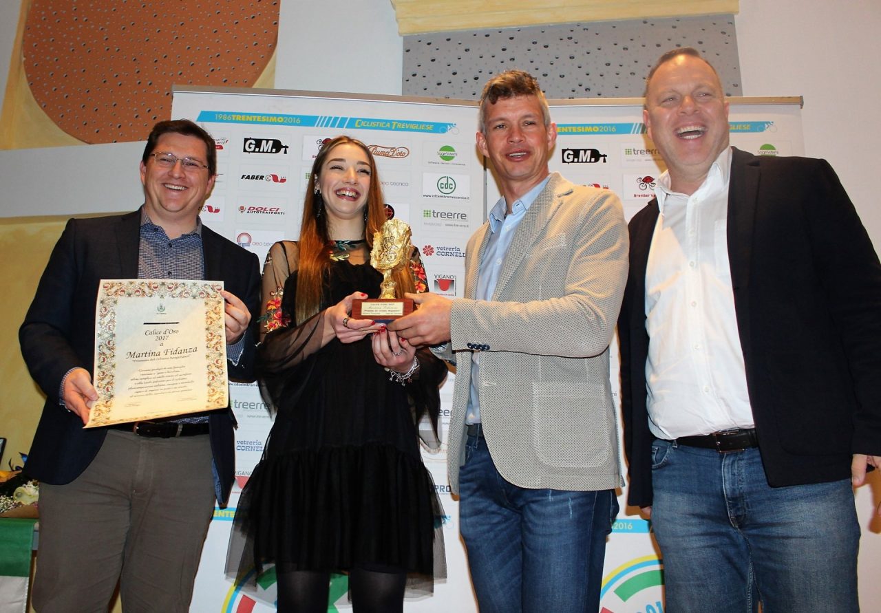 Calice d’oro 2017 brindano Savoldelli e Martina Fidanza FOTO