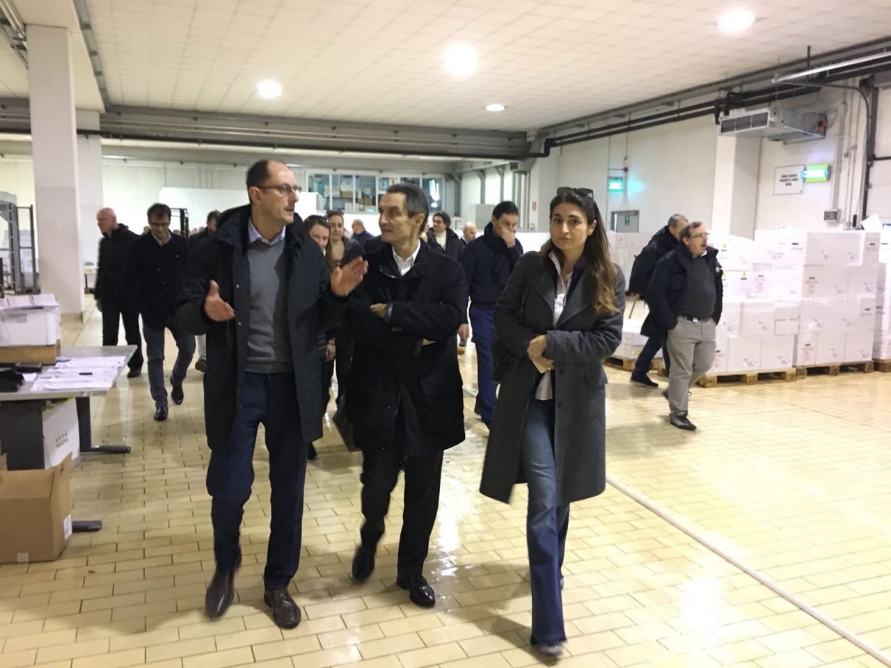 Il tour di Attilio Fontana tra le aziende della Bergamasca