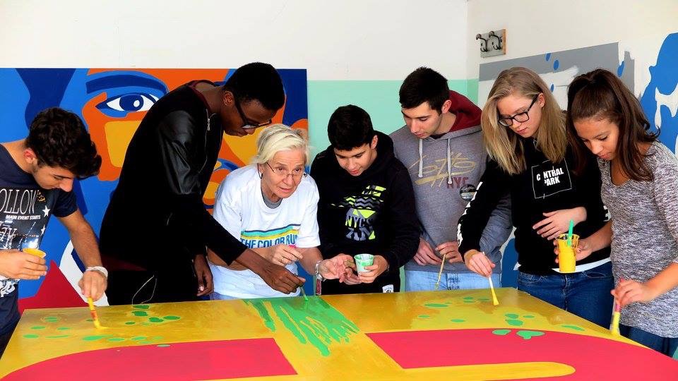 Un murales per festeggiare i 125 anni del Centro Salesiano