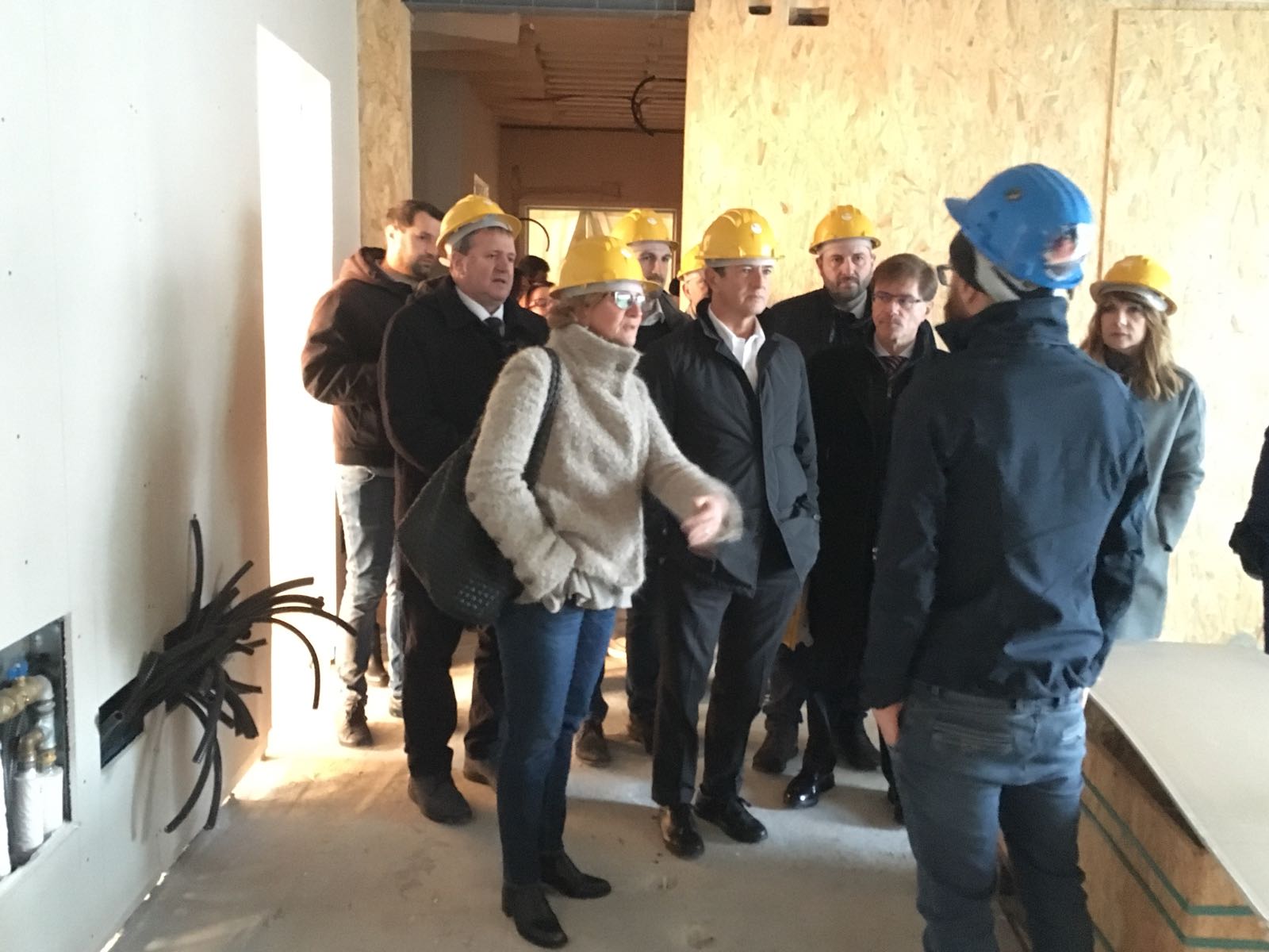 Giorgio Gori a Lurano visita il Villaggio Solidale