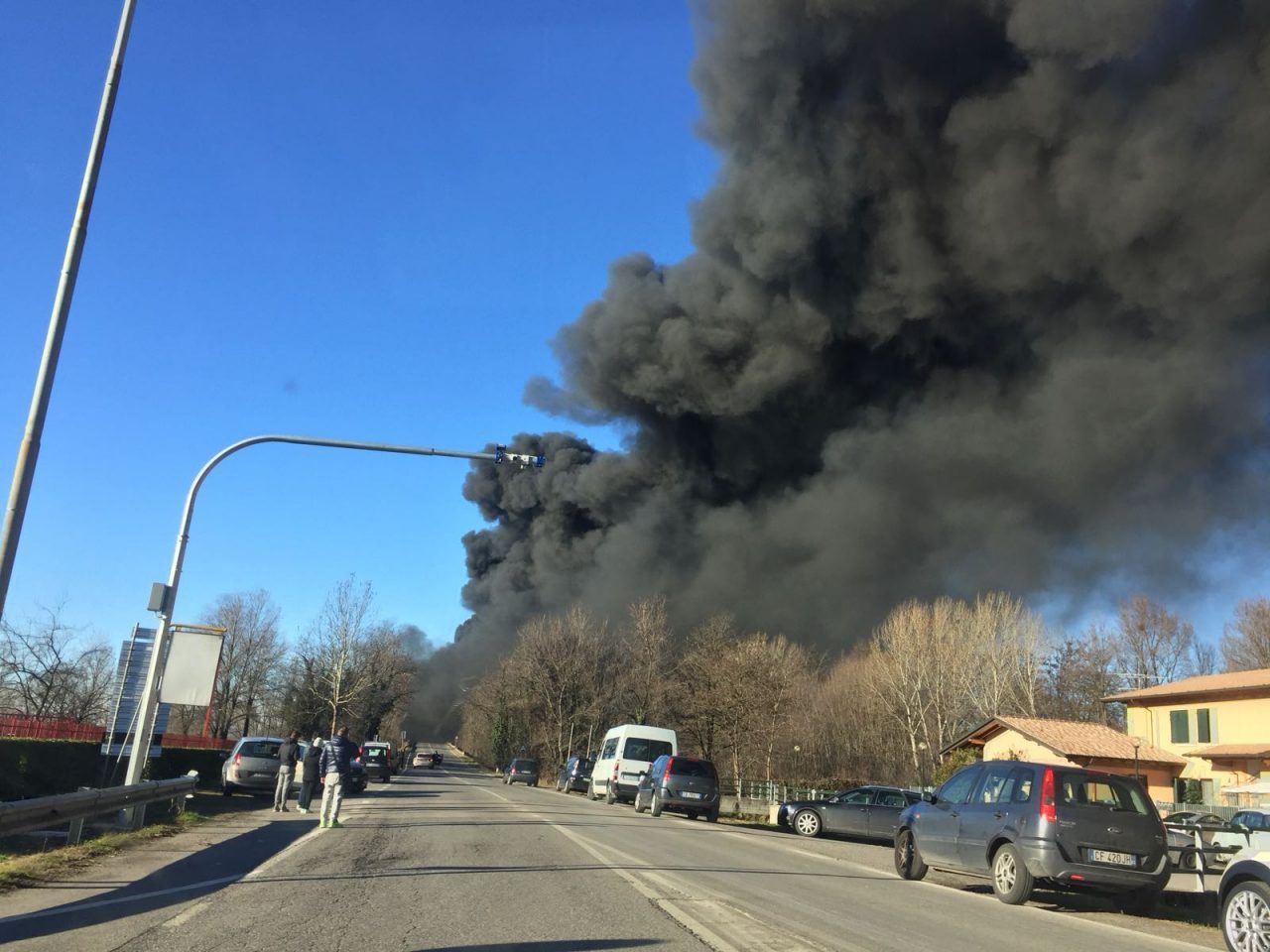 camion a fuoco