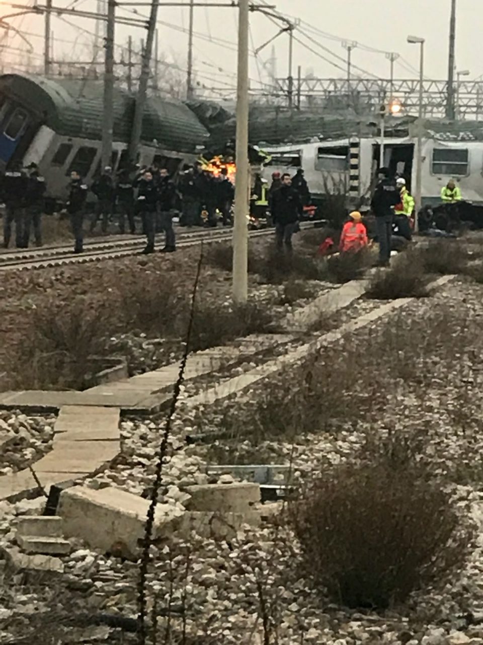 treno deragliato