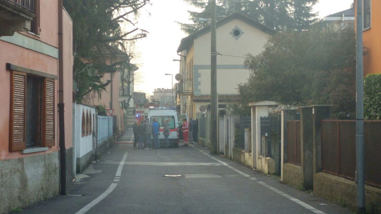 Palazzina va a fuoco Treviglio
