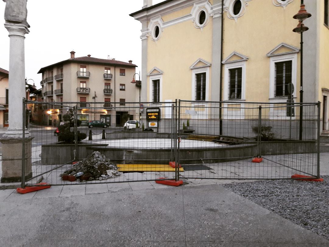 La fontana del centro storico tornerà a funzionare