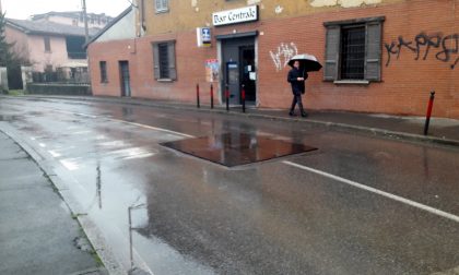Bergamina chiusa per tappare la voragine