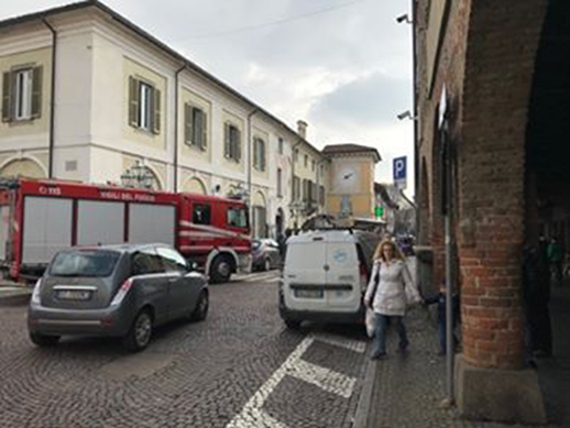 Incendio Martinengo, l’impianto elettrico del Comune va ko