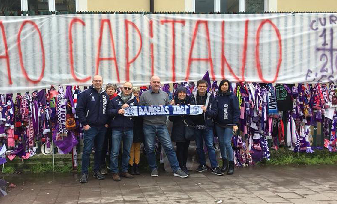 I Rangers Treì rendono omaggio a capitan Astori