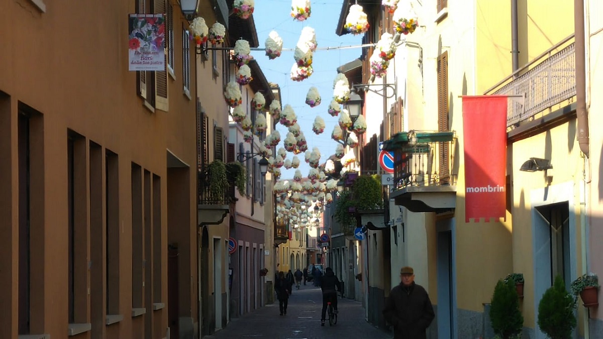 Pietre e fiori in via Sangalli, ecco l’ultima installazione di Mombrini