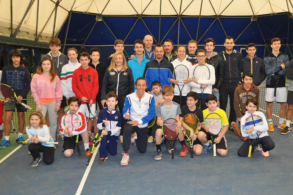 Francesca Schiavone ospite del Tennis Club Crema FOTO