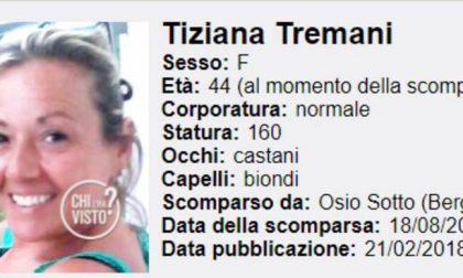 Scomparsa da 6 mesi ritrovata Tiziana Tremani
