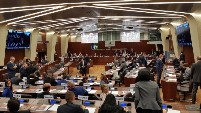 Gli studenti del Don Milani in visita al Consiglio regionale