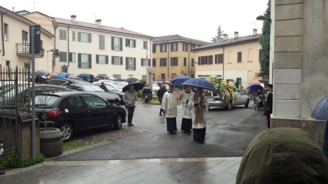 A Casirate l’ultimo saluto a Giuseppe Legnani FOTO VIDEO