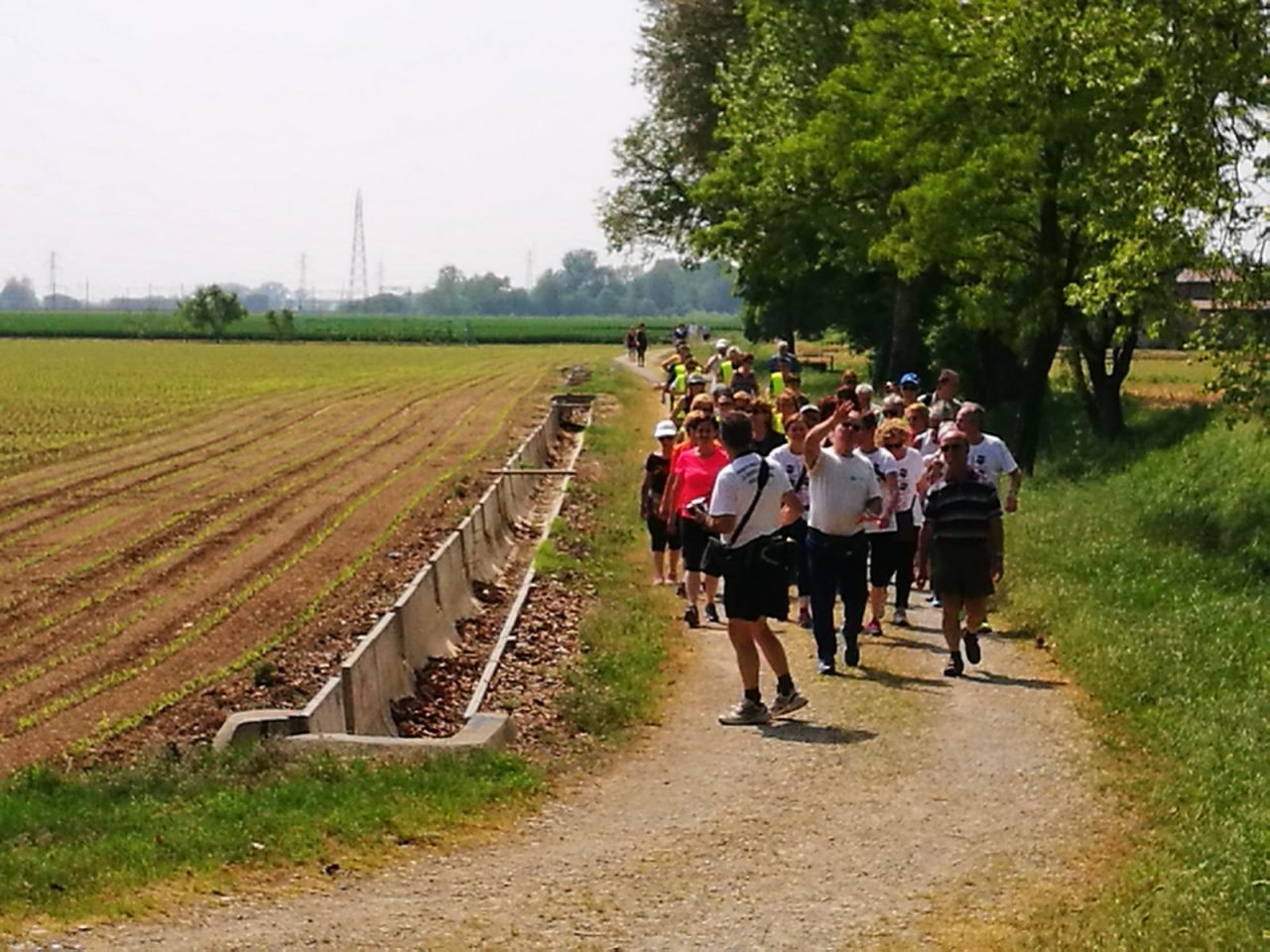 Gruppi di cammino, in 150 per il raduno a Vidalengo FOTO