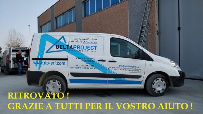 Tentano di rubare di nuovo il furgoncino ma scatta l’allarme