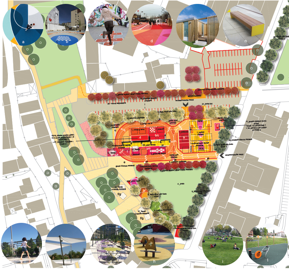 Piazza don Sandro, due idee per la riqualificazione