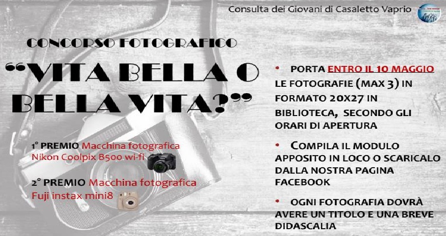 «Vita bella o bella vita?», il concorso fotografico di Casaletto