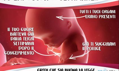 La campagna anti aborto arriva a Crema con i manifesti di Pro Life