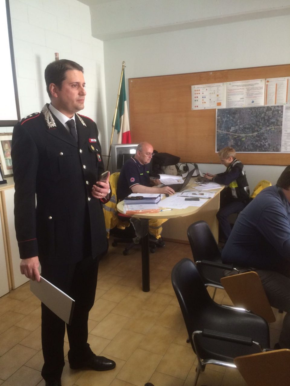 Maxi esercitazione Treviglio rischio chimico Corden Pharma