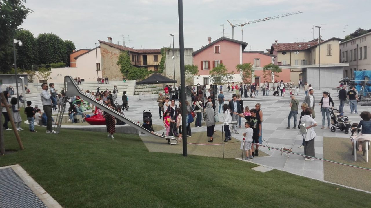 Inaugurazione piazza Setti Treviglio