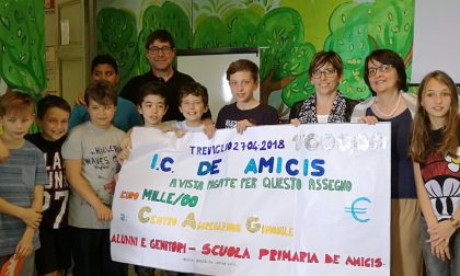 La scuola De Amicis solidale con il Cag