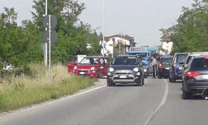 Incidente a Sola, traffico in tilt FOTO