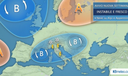 Meteo, da domani freddo e persino neve in montagna