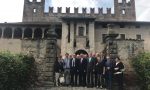 Delegazione tedesca in visita ai castelli di Cavernago