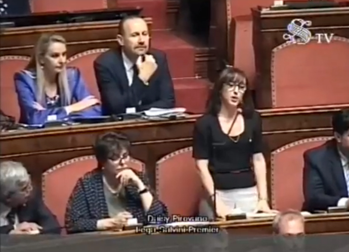 Daisy Pirovano in Senato | “Noi sindaci dopo il Consiglio andiamo al bar, non alla buvette”