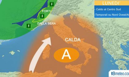 Lunedì caldo sull'Italia ma temporali in arrivo al Nord METEO