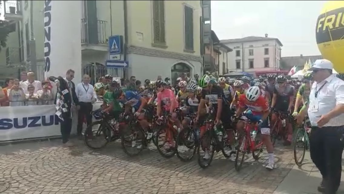 Il giro d’Italia under 23 passa da Mornico VIDEO