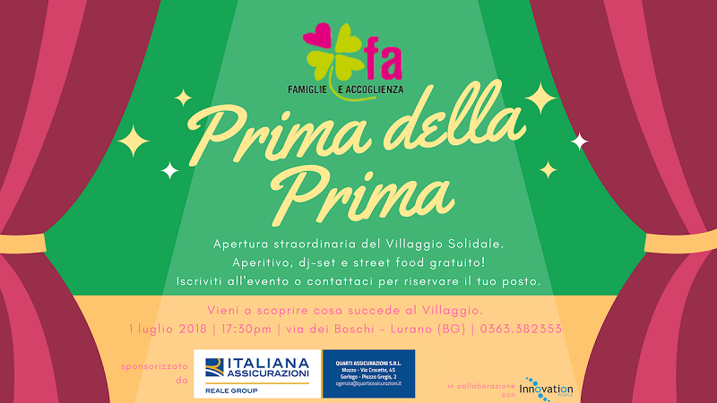 Villaggio solidale: domenica 1 luglio l’apertura al pubblico tra musica e street food