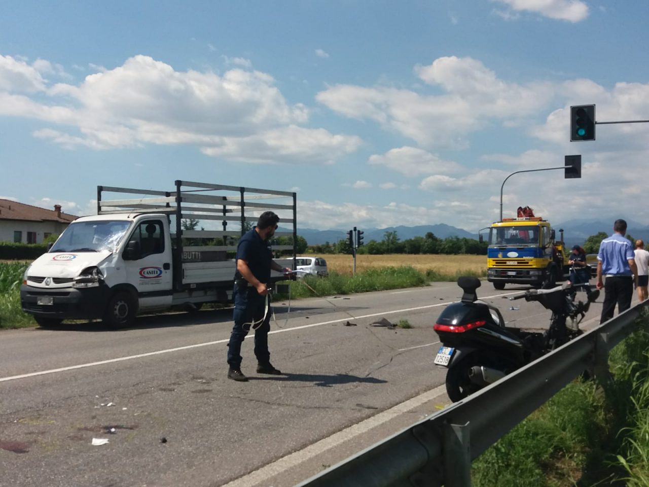 Grave incidente a Mornico