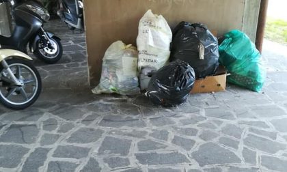 Rifiuti abbandonati, 48 multe a Treviglio in 12 giorni: si indaga aprendo i sacchi
