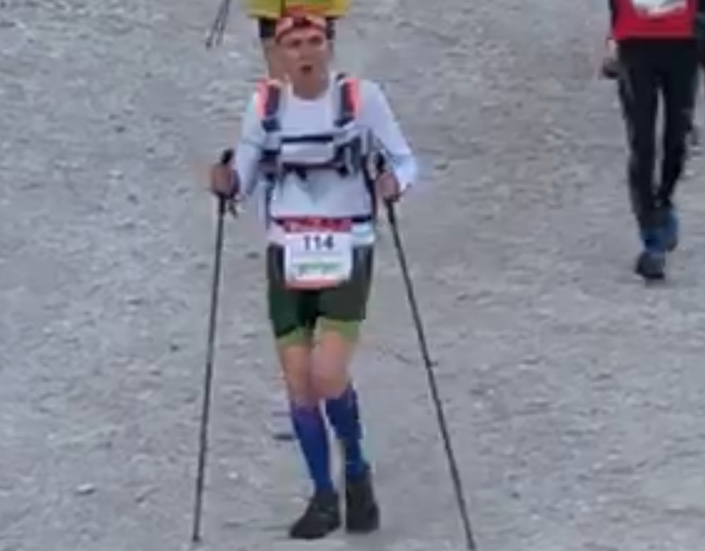 Medico maratoneta protagonista alla corsa massacrante delle Dolomiti