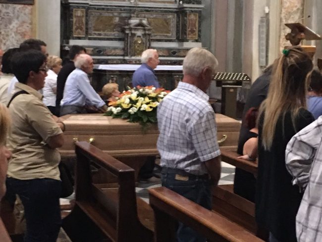 Funerale di Marino Cucchi Romano