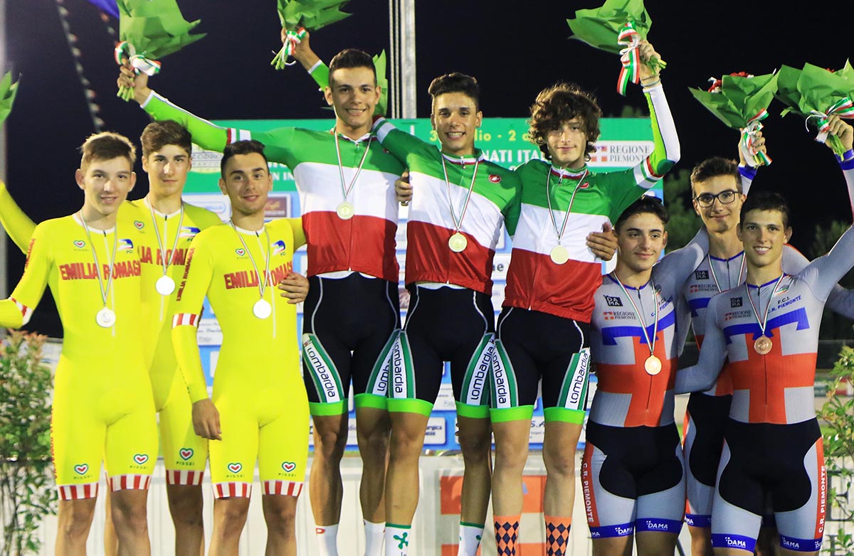Devlyn Chiappa campione italiano della velocità a squadre