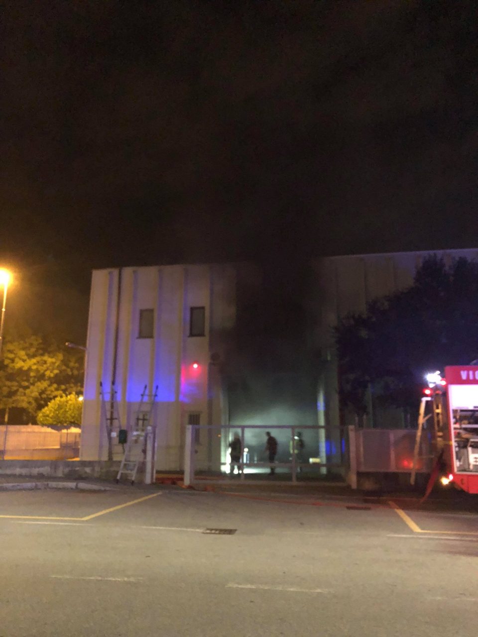 Incendio Simec Treviglio