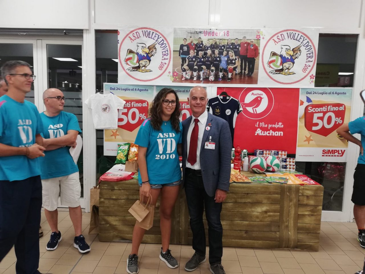 Pallavolo istruita Volley Dovera 2010 consegna borse di studio