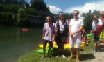 Canonica in canoa: tutti a bordo per scoprire il paese dal fiume FOTO VIDEO