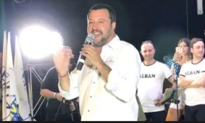 Salvini a Spirano per la festa della Lega