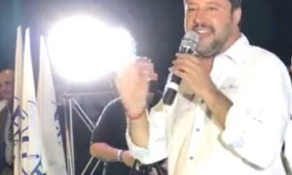 Salvini a Spirano per la festa della Lega