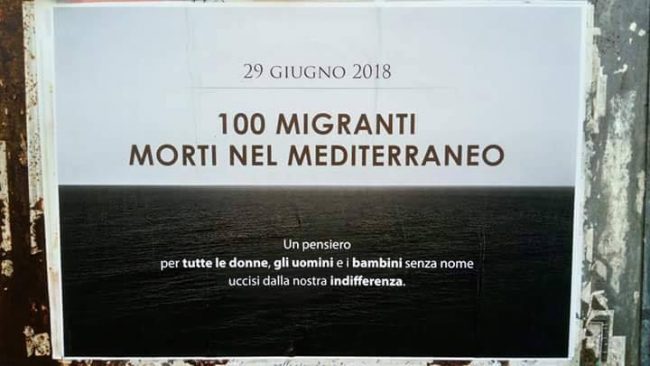 Il dramma dei migranti sulle carte funebri di Trezzo