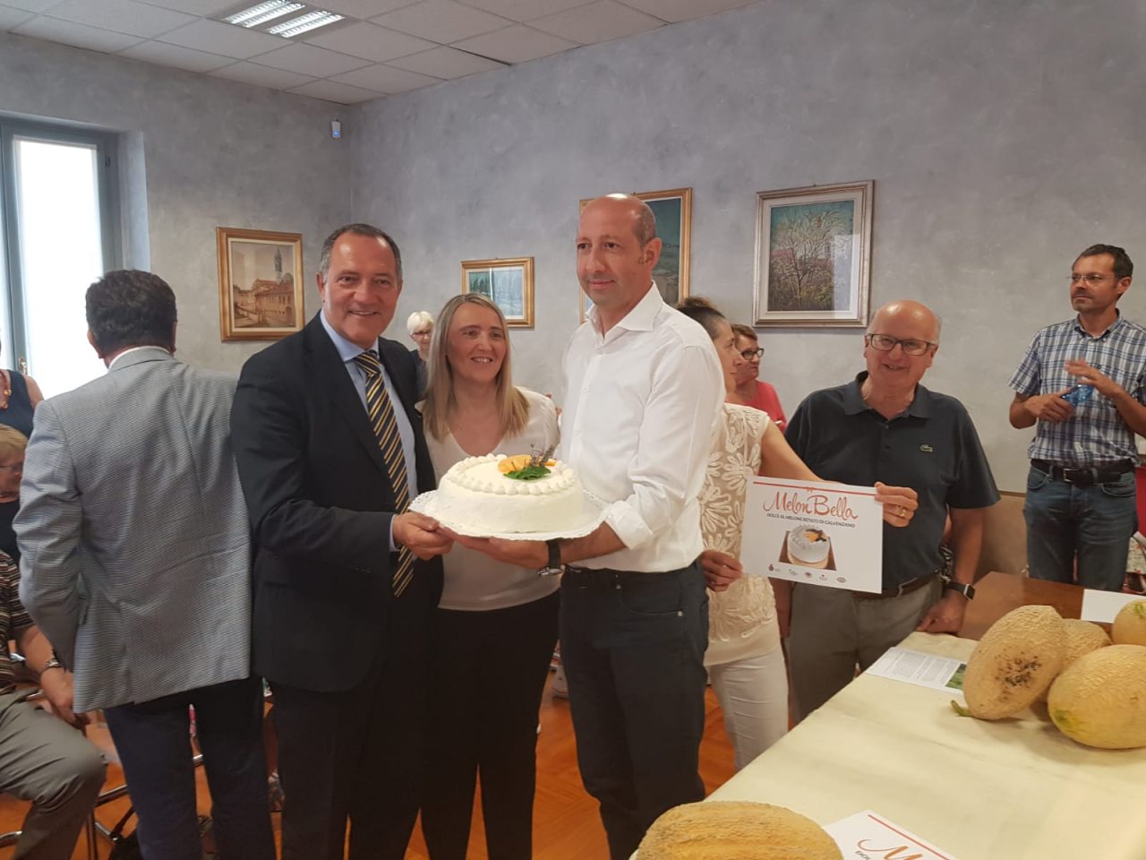 Una torta a base di melone retato di Calvenzano