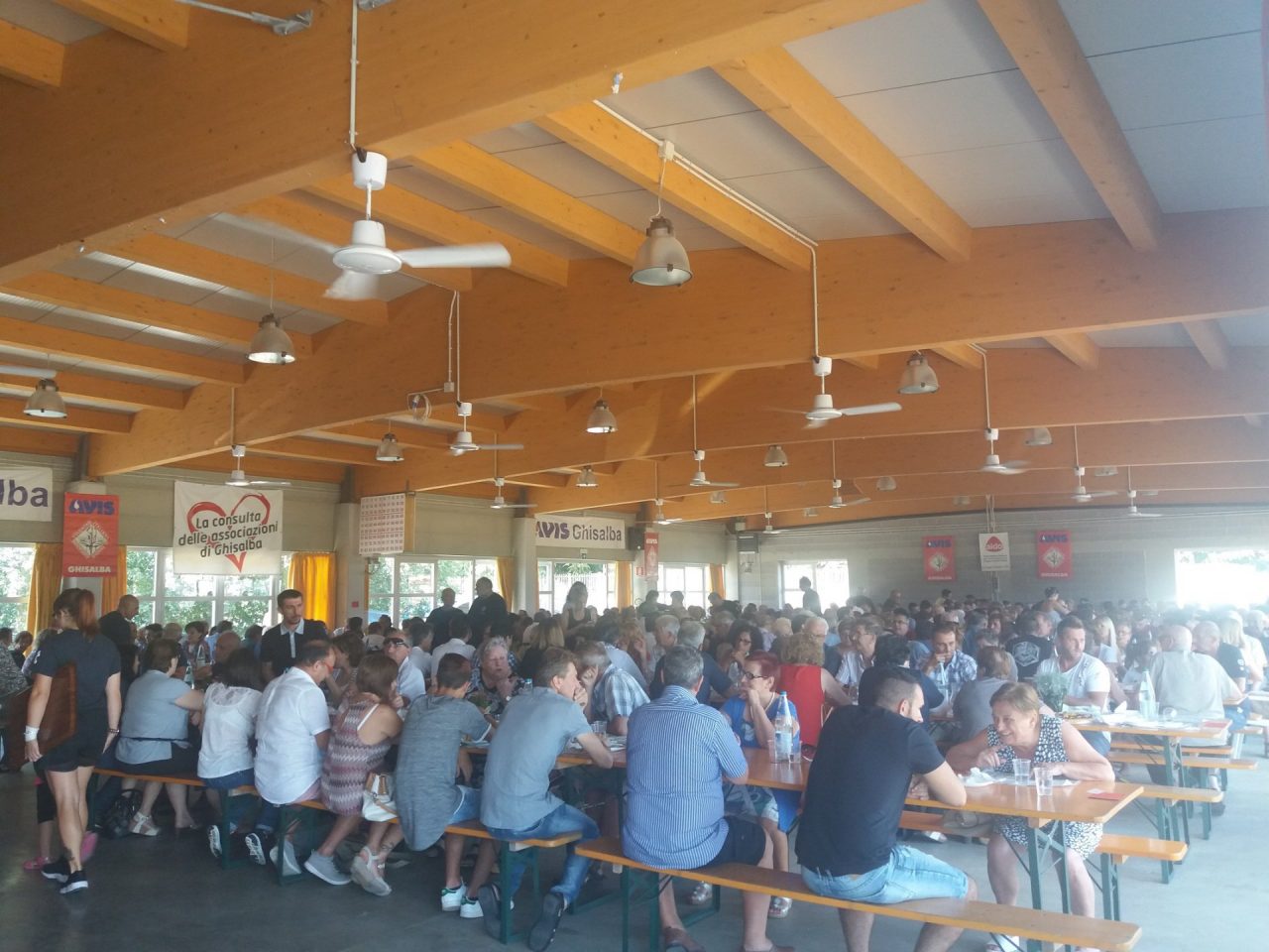 Festa Avis fa il tutto esaurito per il pranzo di ferragosto