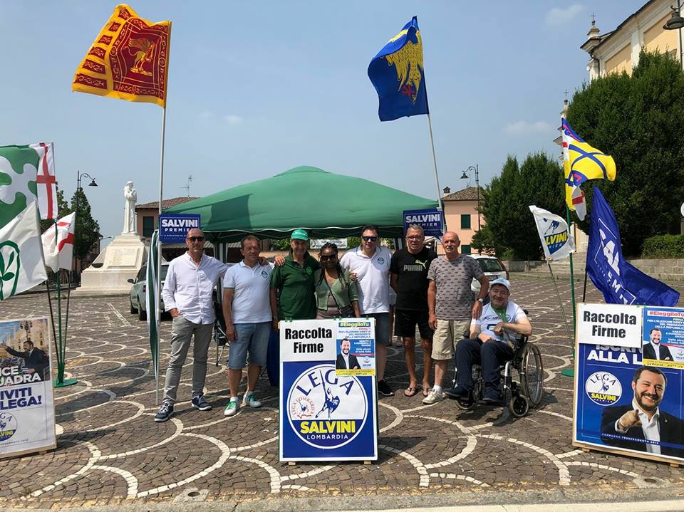 Dibattito a Bagnolo Cremasco durante la festa della Lega
