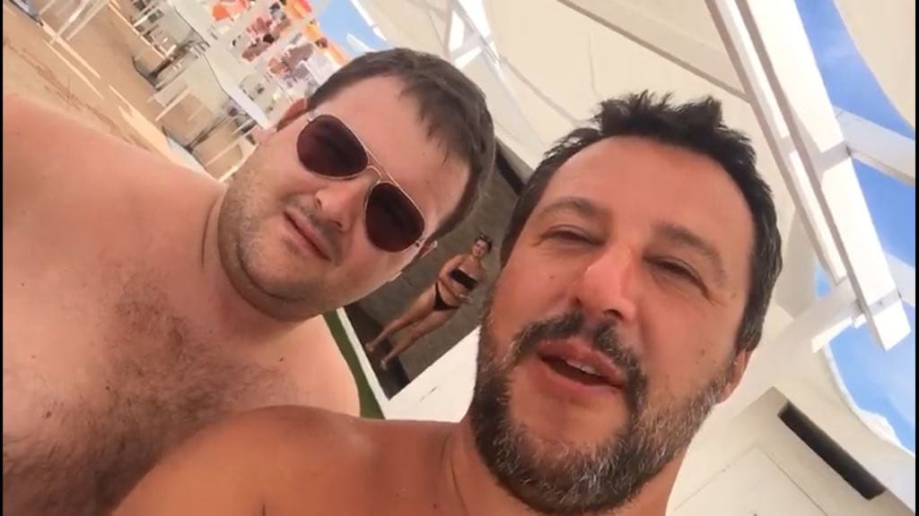 Io, morenghese, in vacanza con Matteo Salvini VIDEO