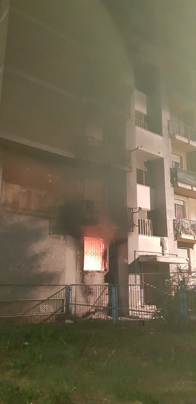 Incendio a Zingonia