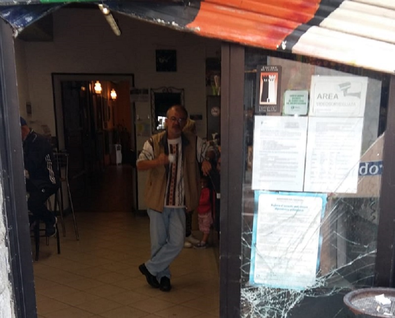 Spaccata al bar S.Bernardo: rubate tre slot machine e un cambiamonete