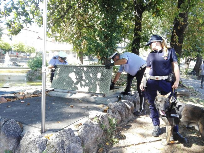 Cane poliziotto fascista, è polemica sul pastore tedesco della locale
